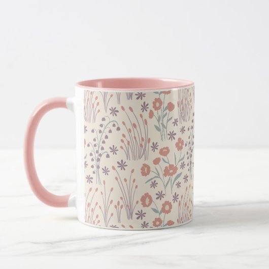 春の野の花のささやき マグカップ (左)