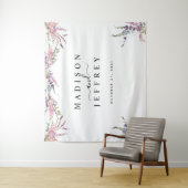 春の野生の花の花の結婚式の背景 タペストリー (インサイチュ)