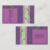 春の開花の名刺 名刺 (正面/裏面)