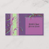 春の開花の名刺 名刺 (裏面)