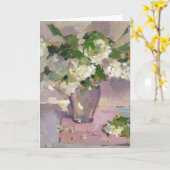 春の雪玉 カード (黄色い花)