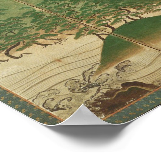 春の風景（日あり） ポスター (角)