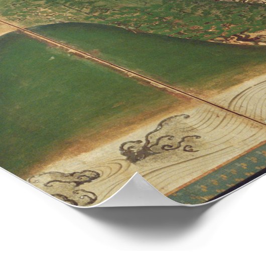 春の風景（日あり） ポスター (角)