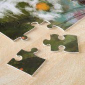 春の風景 – 開花オリジナルアート絵画ズ ジグソーパズル (側面)