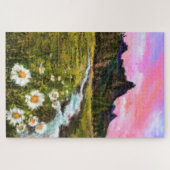 春の風景 – 開花オリジナルアート絵画ズ ジグソーパズル (横)