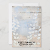 春の飛躍 バタフライ ウェディング 招待状 (裏面)