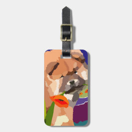 春の食事の荷物のラベルの時間 ラゲッジタグ