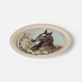 春の馬 ペーパープレート (アングル)