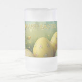 春の魔法イースターエッグの海の花 フロストグラスビールジョッキ (中央)