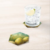 春の魔法イースターエッグの海の花 ペーパーコースター (インサイチュ)