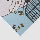 春の鳥と女性，アールデコ美しいファッション 薄葉紙 (詳細)