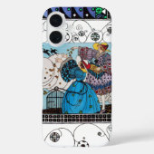 春の鳥と渦巻き/ファッション衣装デザイナー Case-Mate iPhoneケース (裏面)