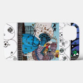春の鳥と渦巻き/ファッション衣装デザイナー Case-Mate iPhoneケース (裏面 (横))