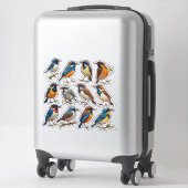 春の鳥イラストステッカーパック 🐦 シール (スーツケース)