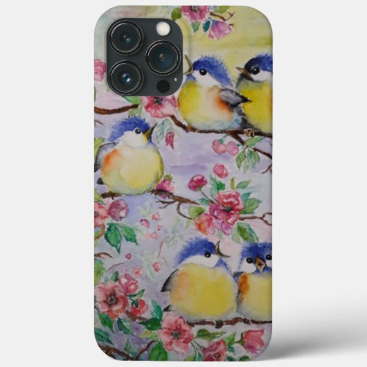 春の鳥スズメ Case-Mate iPhoneケース (裏面)