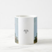 春の鳥小屋アクリル画マグカップ - 11oz コーヒーマグカップ (中央)
