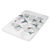 春の鳥 – Hummingbird – 色を選択/追加 バスマット (アングル)