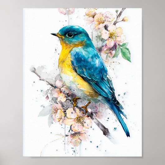春の鳴き鳥 ポスター (正面)