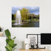 春の鴨池 ポスター (ホームオフィス)