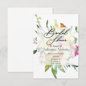 春の黄色い水仙の花束　招待 招待状 (正面/裏面)