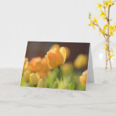 春の黄色の花のグリーティングカード カード (黄色い花)