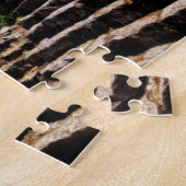 春の|ヨセミテ国立公園からの重いスプレー ジグソーパズル (側面)