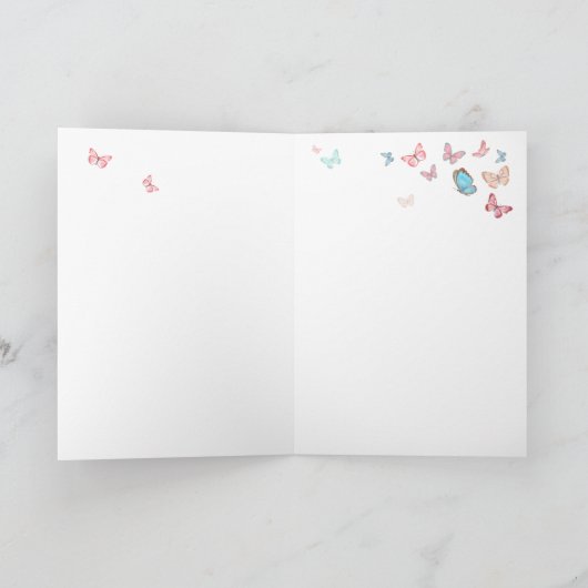 春のBacchanteの挨拶状 カード (内部)