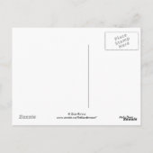 春のD7ム鹿の雄鹿 ポストカード (裏面)