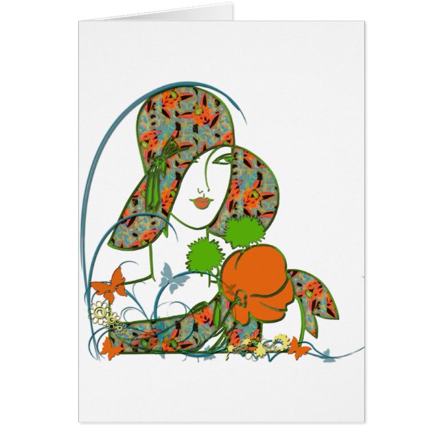 春のDecoの花型女性歌手 (正面)