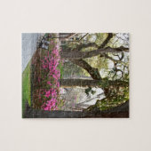 春のForsyth公園のツツジOaのサバンナジョージア ジグソーパズル (横)