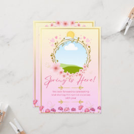 春のParty 招待状