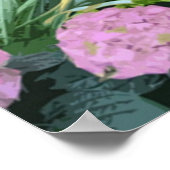 春のPugsポスターby Amy Cappelli ポスター (角)