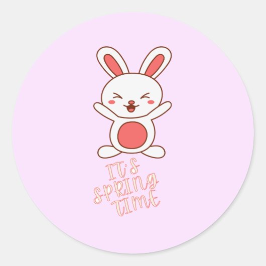 春のTシャツ ラウンドシール (正面)