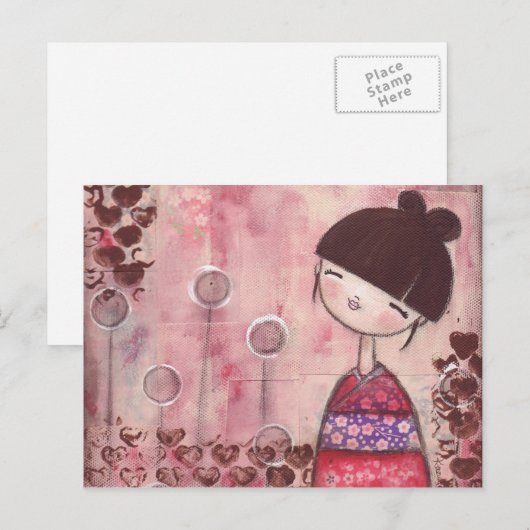 春はがき ポストカード (正面/裏面)