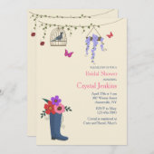 春はここ招待状 招待状 (正面/裏面)