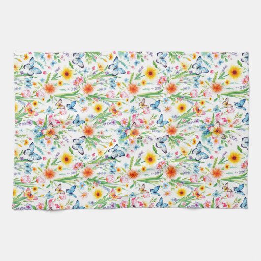 春はこちら キッチンタオル (横)