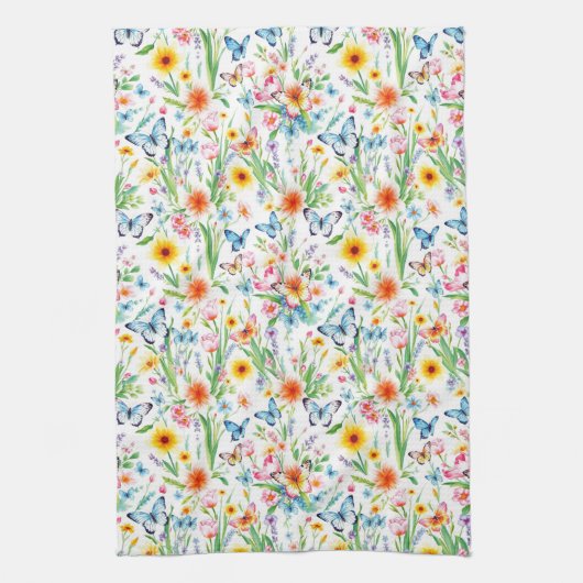 春はこちら キッチンタオル (縦)