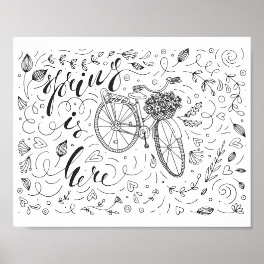 春はこちら ポスター (正面)