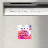 春はこちら。私は得植物を湿らせてとても興奮した！ マグネット (インサイチュ (食洗機))