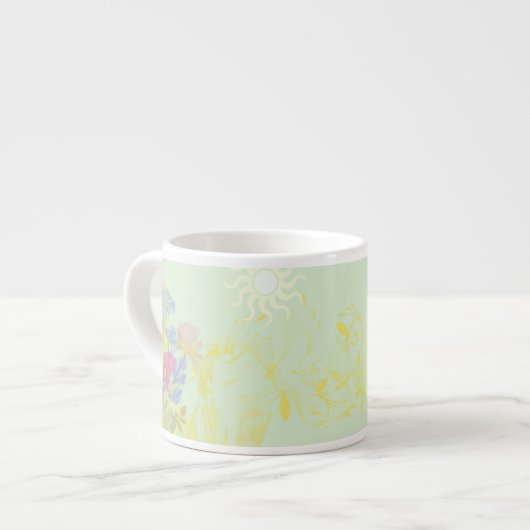 春はこちら – espresso mug エスプレッソカップ (正面左)
