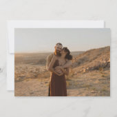 春はっきりしたフローラ結婚のリハーサル 招待状 (裏面)