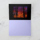 春はのまわりに角に –  カード (内部)