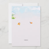 春はスプルング招待状 招待状 (裏面)