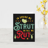 春はドヤる、秋はヤる。猟するターキー カード (黄色い花)