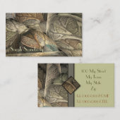 春はフラクタルのプロフィールカードを緑化します 名刺 (正面/裏面)