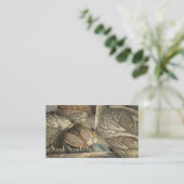 春はフラクタルのプロフィールカードを緑化します 名刺 (スタンド正面)