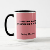 春はマグ活気付きます マグカップ (左)