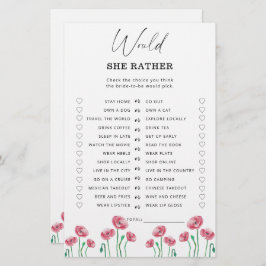 春は彼女はむしろブライダルシャワーゲーム