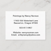 春は最後の名刺で来ます 名刺 (裏面)