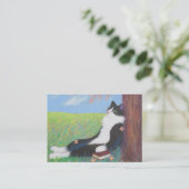 春は最後の名刺で来ます 名刺 (スタンド正面)